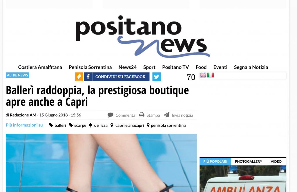 positano news