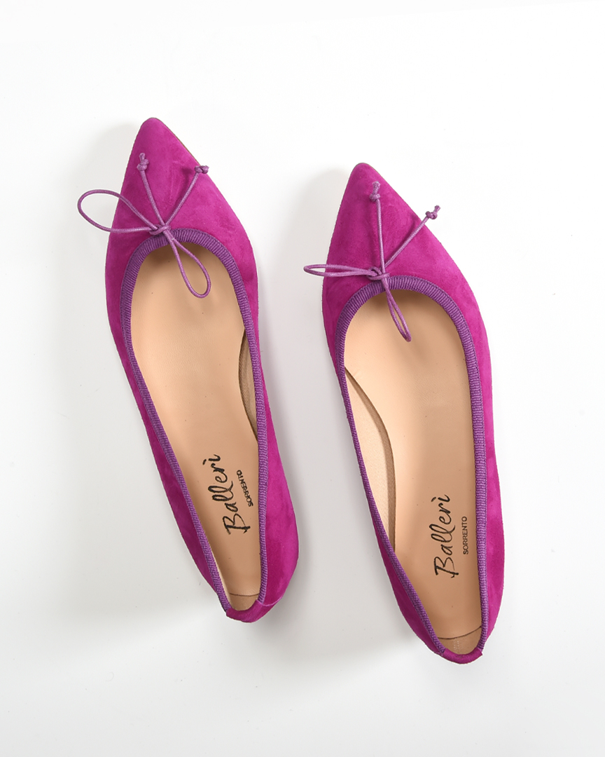 Ballerina a punta Eleonora Camoscio Viola